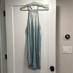 Cloth & Stone Halter chambray dress